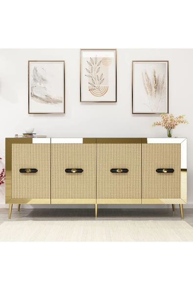 DEMONTE DECOR DARKDH (KB150) KONSOL ANTRASİT HAZERAN ALTIN - 1