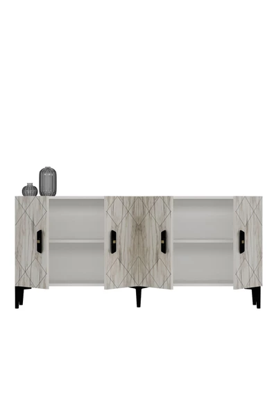 DEMONTE DECOR CROSSDD (KB150) KONSOL BEYAZ-EFESMERMER - 5