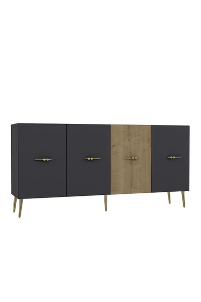 DEMONTE DECOR NORMDD (KB150) KONSOL ANTRASİT-SAFİRMEŞE - 4