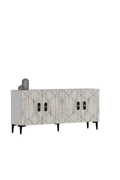 DEMONTE DECOR CROSSDD (KB150) KONSOL BEYAZ-EFESMERMER - 4
