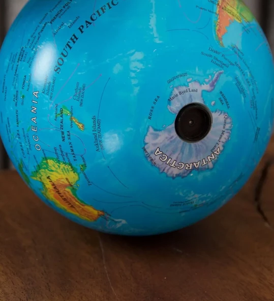 Işıklı Dönen Dünya Küresi Dünya - 2