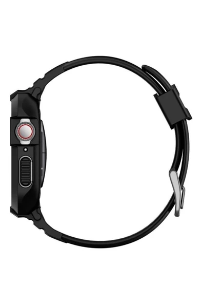 Spigen Apple Watch Serisi (40MM / 41MM) Kılıf, Rugged Armor Pro Black - Acs00546 - 5