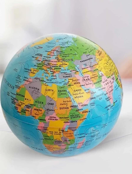 Işıklı Dönen Dünya Küresi Dünya - 3