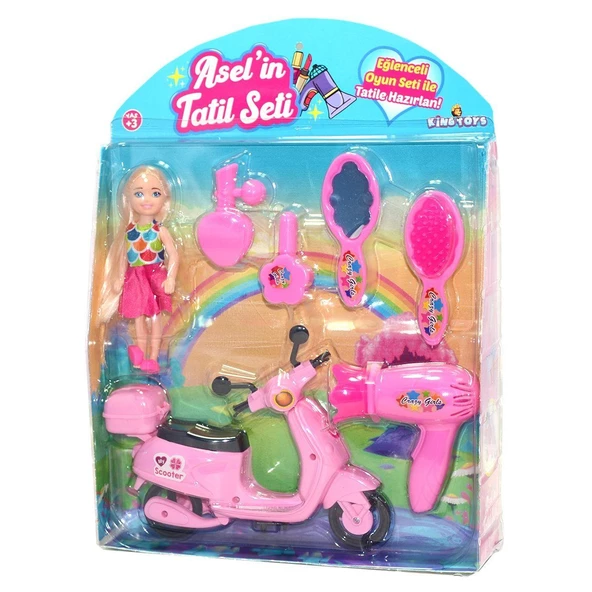 Asl-1030 King Toys, Asel'in Tatil Seti Ve Scooterı