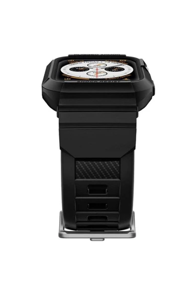 Spigen Apple Watch Serisi (40MM / 41MM) Kılıf, Rugged Armor Pro Black - Acs00546 - 6