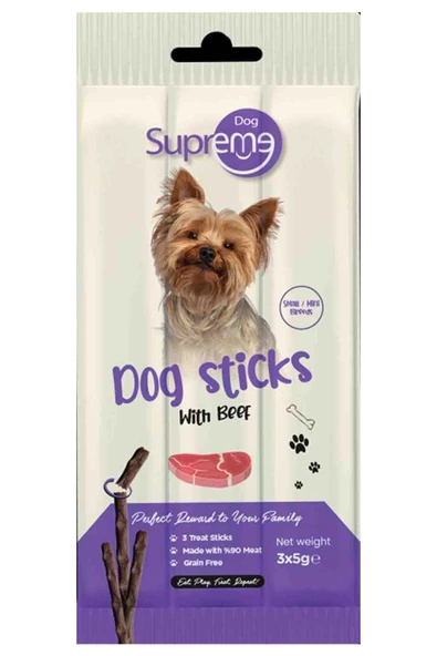 Supreme Dog Sığır Etli Ödül Çubuk 3x5 Gr