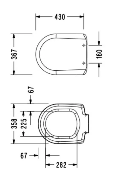 Eca Serel Spil Slim Yavaş Kapanan Klozet Kapağı 150400120034 - Resim 2