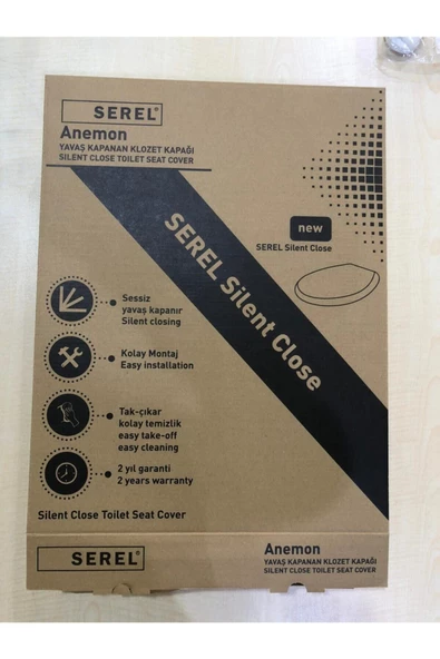 Eca Serel Anemon Slim Yavaş Kapanan Klozet Kapağı 150400120009 - 4