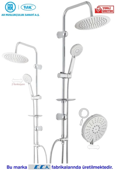 AR Ark 102158036 Banyo Yuvarlak Tepe Duş Seti - 3