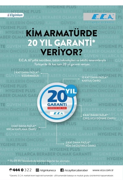 Eca Dalia Orta Boy Lavabo Bataryası 20 Yıl Garantili 102188117 - 3