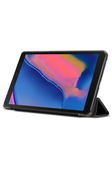 Spigen Samsung Galaxy Tab A 8.0 S Pen (2019) Kılıf Smart Fold Black - ACS00047 - 2
