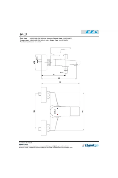 Eca Dalıa Banyo Bataryası - 2