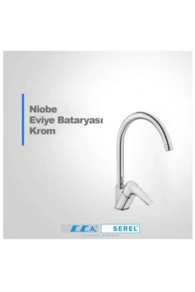 Eca Niobe Mafsallı Eviye Bataryası Armatürü 102118124 - 3