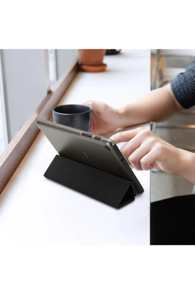 Spigen Samsung Galaxy Tab A 8.0 S Pen (2019) Kılıf Smart Fold Black - ACS00047 - 7