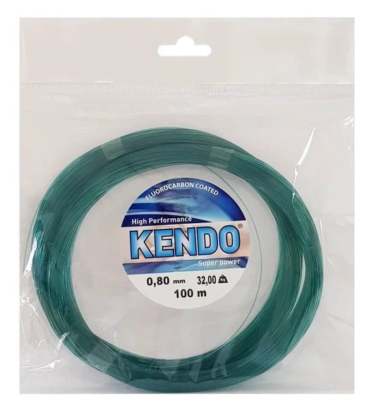 Kendo Standart Premium 100 mt Yeşil Poşet 0,45 mm