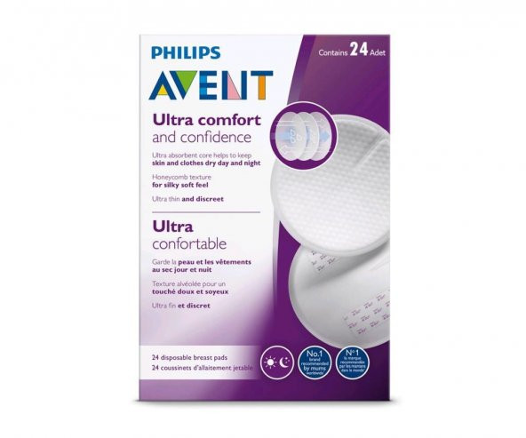 Philips Avent 24lü Tek Kullanımlık Göğüs Pedi