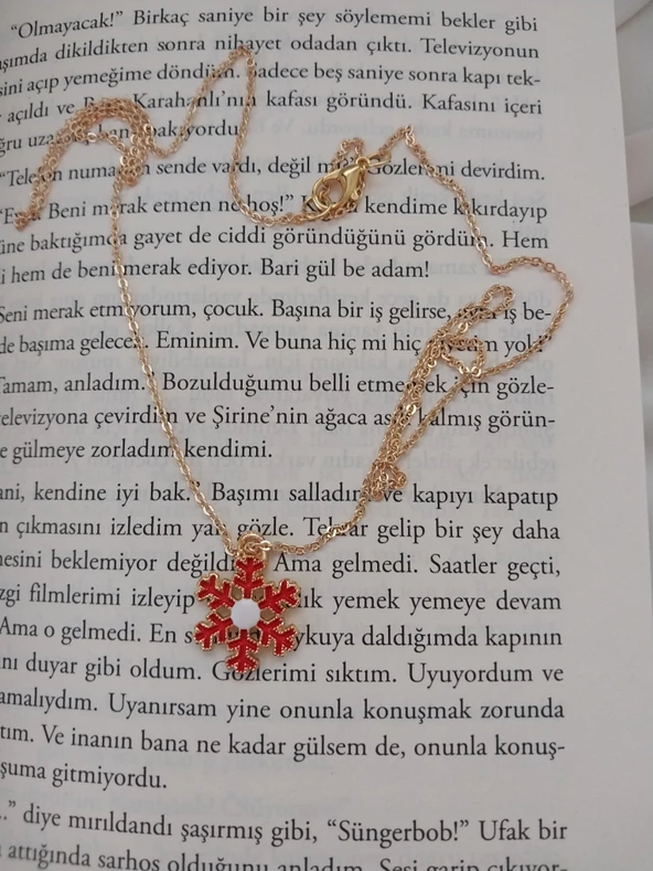 Mineli Kar Tanesi Kolye - 5