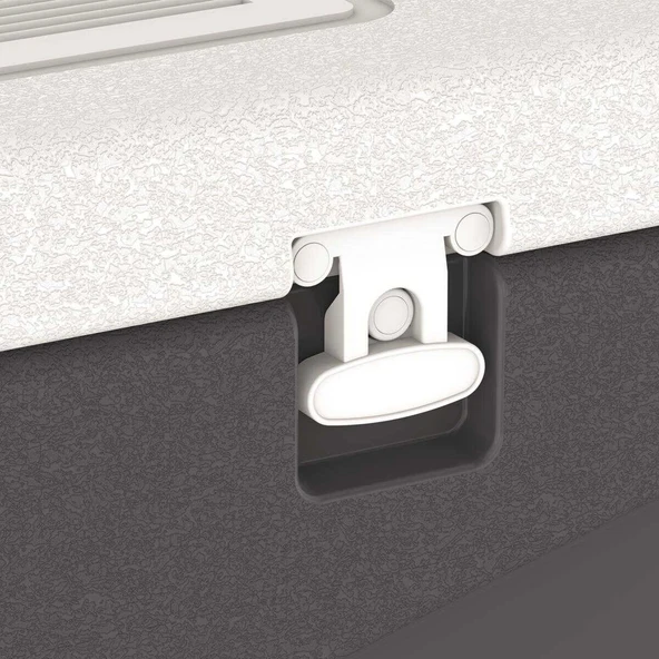 IcePeak CoolCraft 80 Tekerlekli Buzluk 75.2 Litre Antrasit - Resim 7