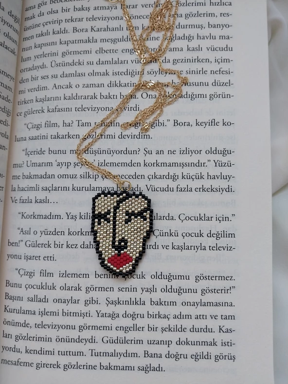 El Yapımı Miyuki Maske Kolye - 3