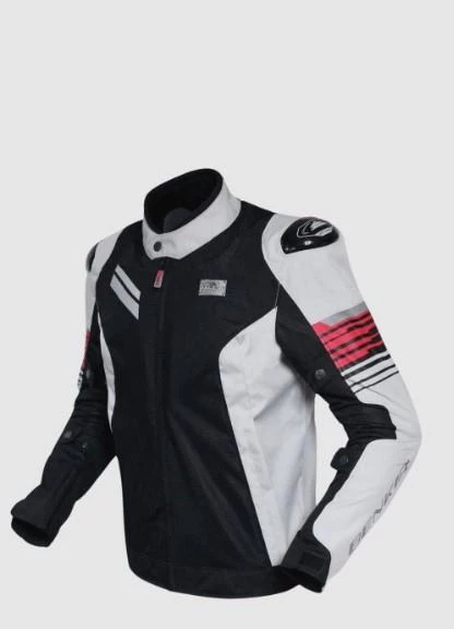 Forte Gt Xbyc 592 Benkıa Kaıto Full Koruma Yazlık Motosiklet Montu 2XL Beden Siyah Beyaz - 5