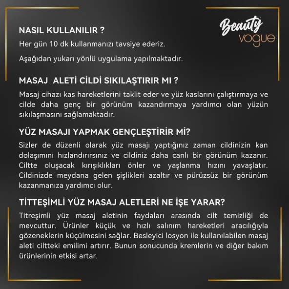 Beauty Vogue Yüz Ve Boyun Masaj Cihazı - 5