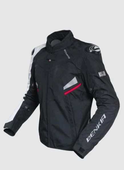 Forte Gt Xbyc 355 Benkıa Sakura Full Koruma Yazlık Motosiklet Montu 2XL Beden Siyah - 3
