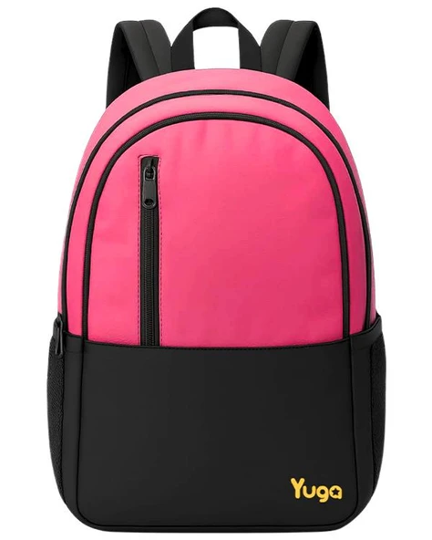 Yuga Dört Gözlü Sırt Çantası Neon Pembe ürün görseli