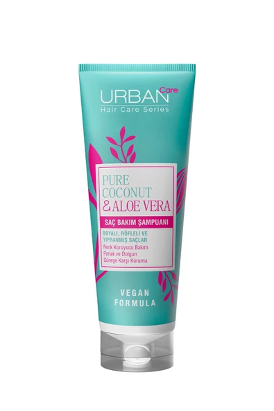Pure Coconut & Aloe Vera Boyalı Saçlara Özel Renk Koruyucu Şampuan-250ml-vegan - 2