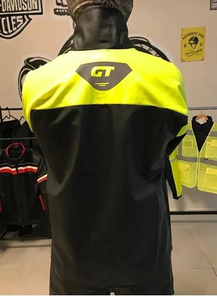 Forte Gt 1134 Motosiklet PVC Yağmurluk Cepli Alt Üst Takım S Beden Sarı - 5