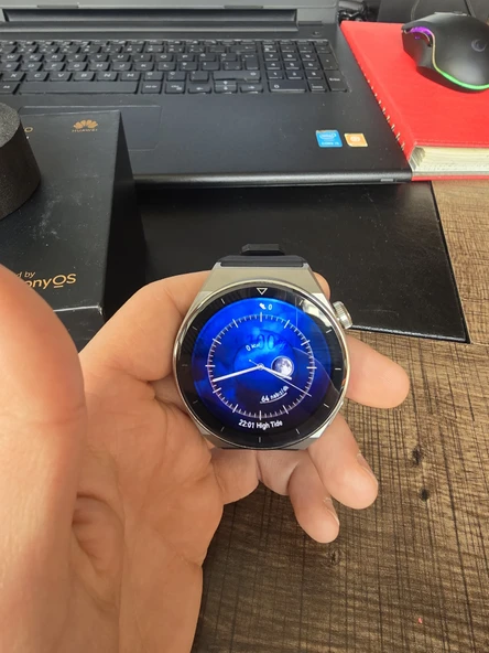 (OUTLET) Huawei Watch GT 3 Pro 46mm Titanyum Kasa ve Siyah Kauçuk Kayış Akıllı Saat - 6