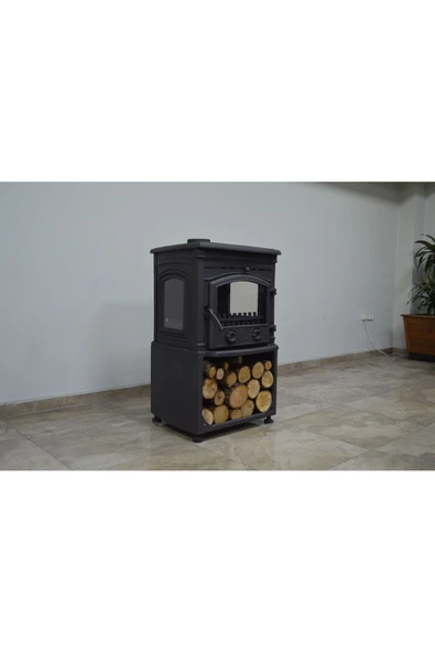 flamestove  FLAME STOVE FS-014ST SİRİUS ULTRA 3 CAMLI ODUNLUKLU ŞÖMİNE