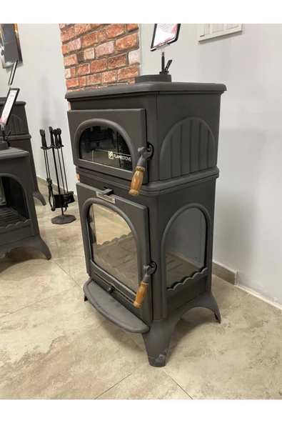 flamestove  Modena Lüx Oven Pik Döküm Soba Şömine - 2