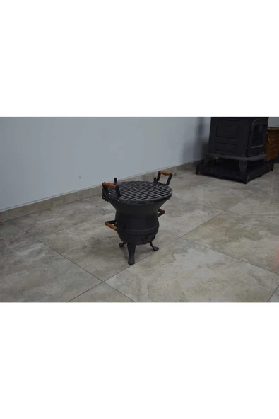 flamestove  Kademeli Yuvarlak Döküm Mangal Fs401 - 2
