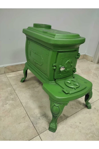 flamestove  FLAME STOVE FS-059Y NOSTALJİ YEŞİL RENKLİ KOMPLE PİK DÖKÜM - 7