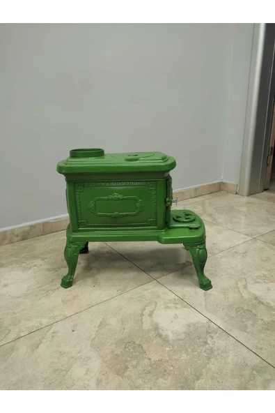 flamestove  FLAME STOVE FS-059Y NOSTALJİ YEŞİL RENKLİ KOMPLE PİK DÖKÜM - 6