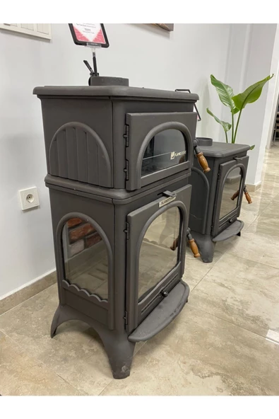 flamestove  Modena Lüx Oven Pik Döküm Soba Şömine - 3