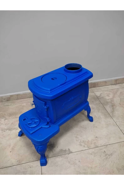 flamestove  FLAME STOVE FS-059M NOSTALJİ SOBA MAVİ  RENKLİ KOMPLE PİK DÖKÜM - 6