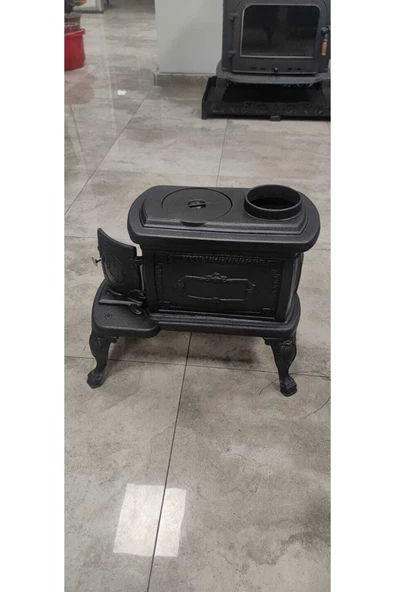 flamestove  Nostalji Fs059 Pik Döküm Mini Soba Şömine - 2