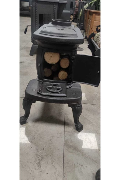 flamestove  Nostalji Fs059 Pik Döküm Mini Soba Şömine - 4