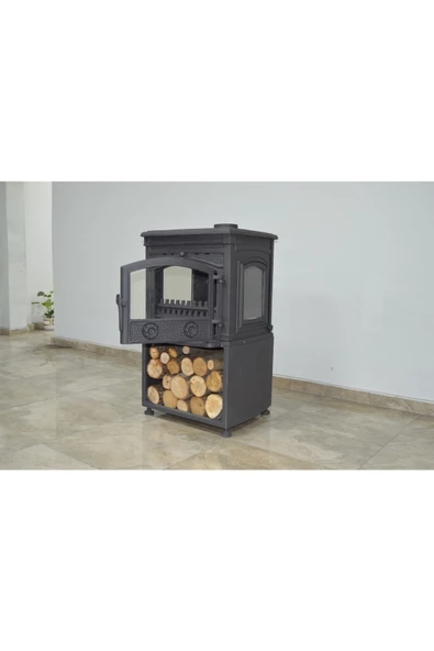 flamestove  FLAME STOVE FS-014ST SİRİUS ULTRA 3 CAMLI ODUNLUKLU ŞÖMİNE - 3