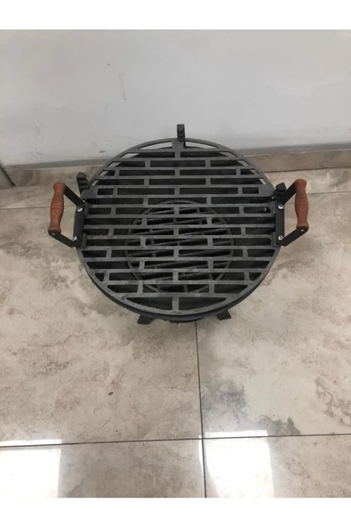flamestove  Kademeli Yuvarlak Döküm Mangal Fs402 - 3