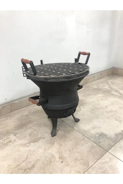 flamestove  Kademeli Yuvarlak Döküm Mangal Fs402 - 7