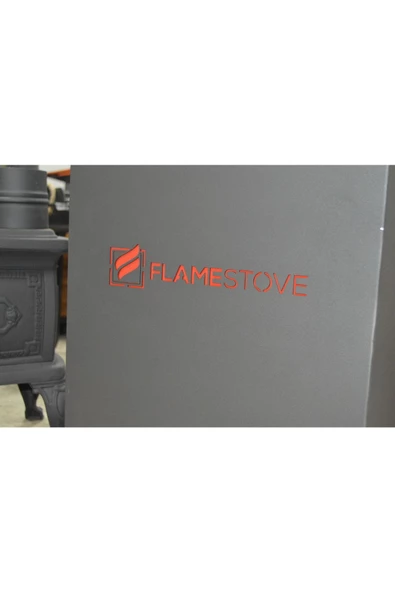flamestove  Volkano 4 Camlı Pelet Yakıtlı Şömine - 6