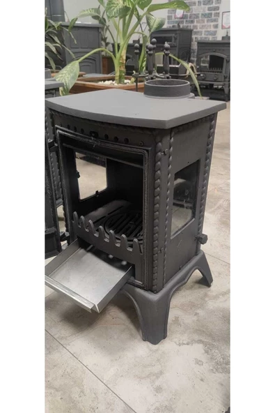 flamestove  Minör Lüx 3 Camlı Şömine Döküm Soba - 7