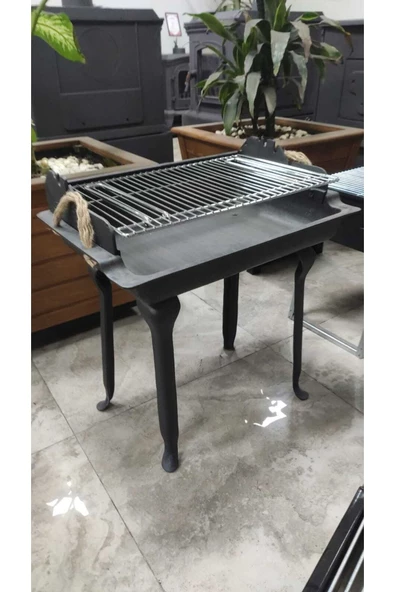 flamestove  Yüksek Ayaklı Döküm Mangal Fs404