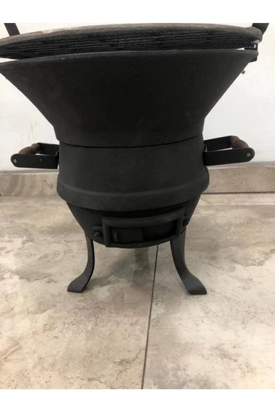 flamestove  Kademeli Yuvarlak Döküm Mangal Fs402 - 6
