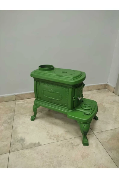 flamestove  FLAME STOVE FS-059Y NOSTALJİ YEŞİL RENKLİ KOMPLE PİK DÖKÜM - 8