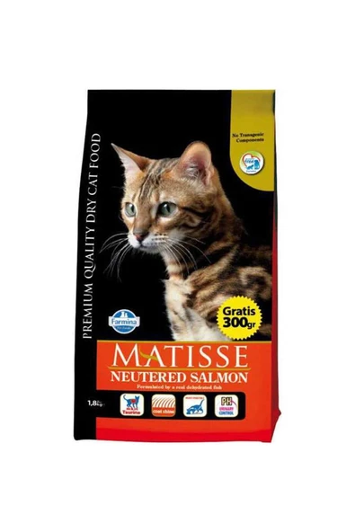 Matisse Somonlu Kısırlaştırılmış Kedi Maması 10 Kg