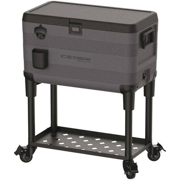 IcePeak Patio 70 Tekerlekli Raflı Buzluk 65.8 Litre - 2