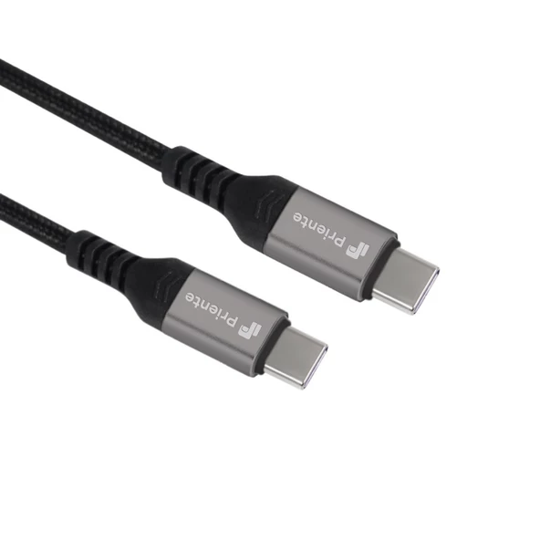 PD60CC 60W Örgülü Type-C To Type-C Hızlı Data/Şarj Kablosu 1.5 Metre (Priente Türkiye Garantili) - 3